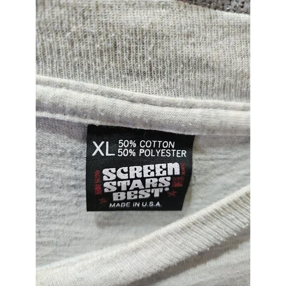 Single Stitch T-Shirt KNOW JACK SH.. Met Him In Nashville Sz XL Screen Stars USA - Picture 5 of 15